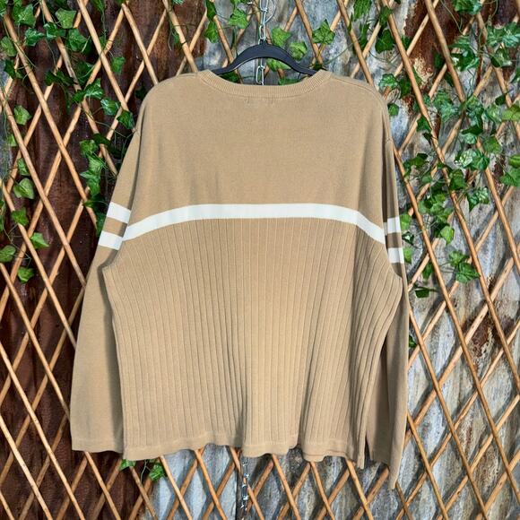 Vintage Y2K high Sierra knitted surf XG 2000s stripe sweater - Picture 2 of 4